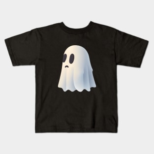 Cute sad ghost Kids T-Shirt